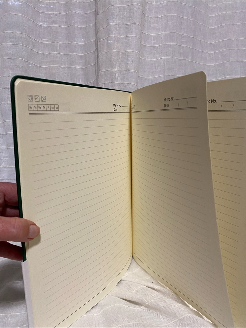 Green Embossed Tree Ruled Notebook - Picture 7 of 11